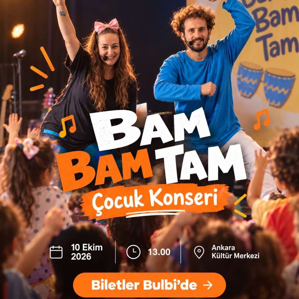 Bam Bam Tam Çocuk Konseri