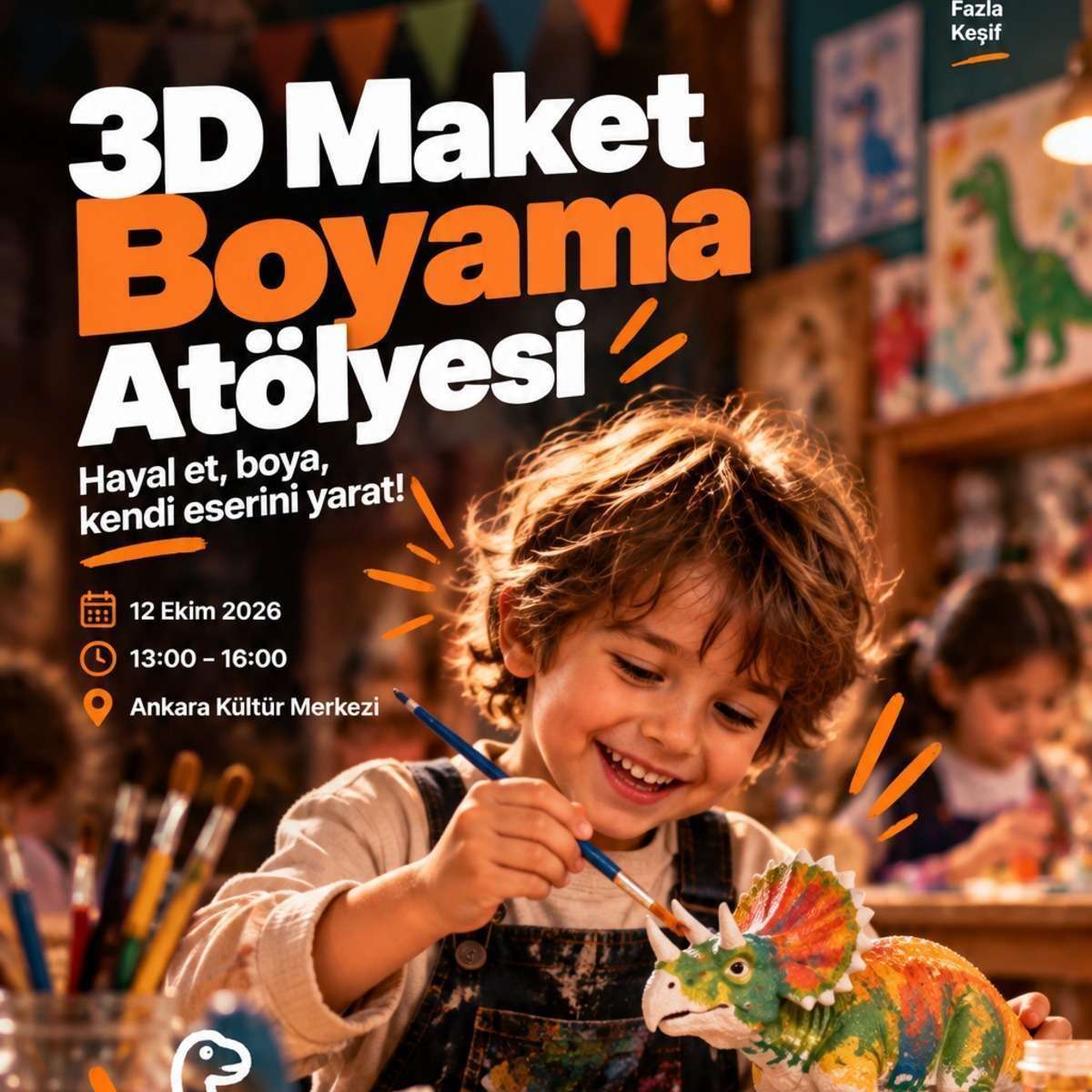 3D Maket Boyama Atölyesi