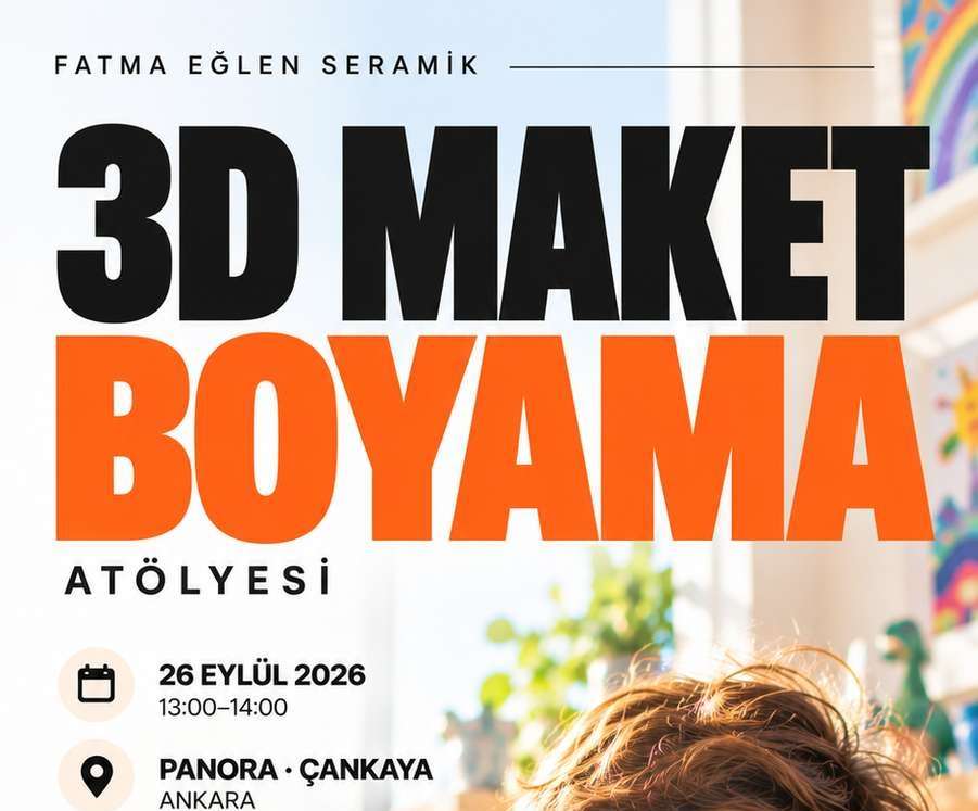 3D Maket Boyama Atölyesi