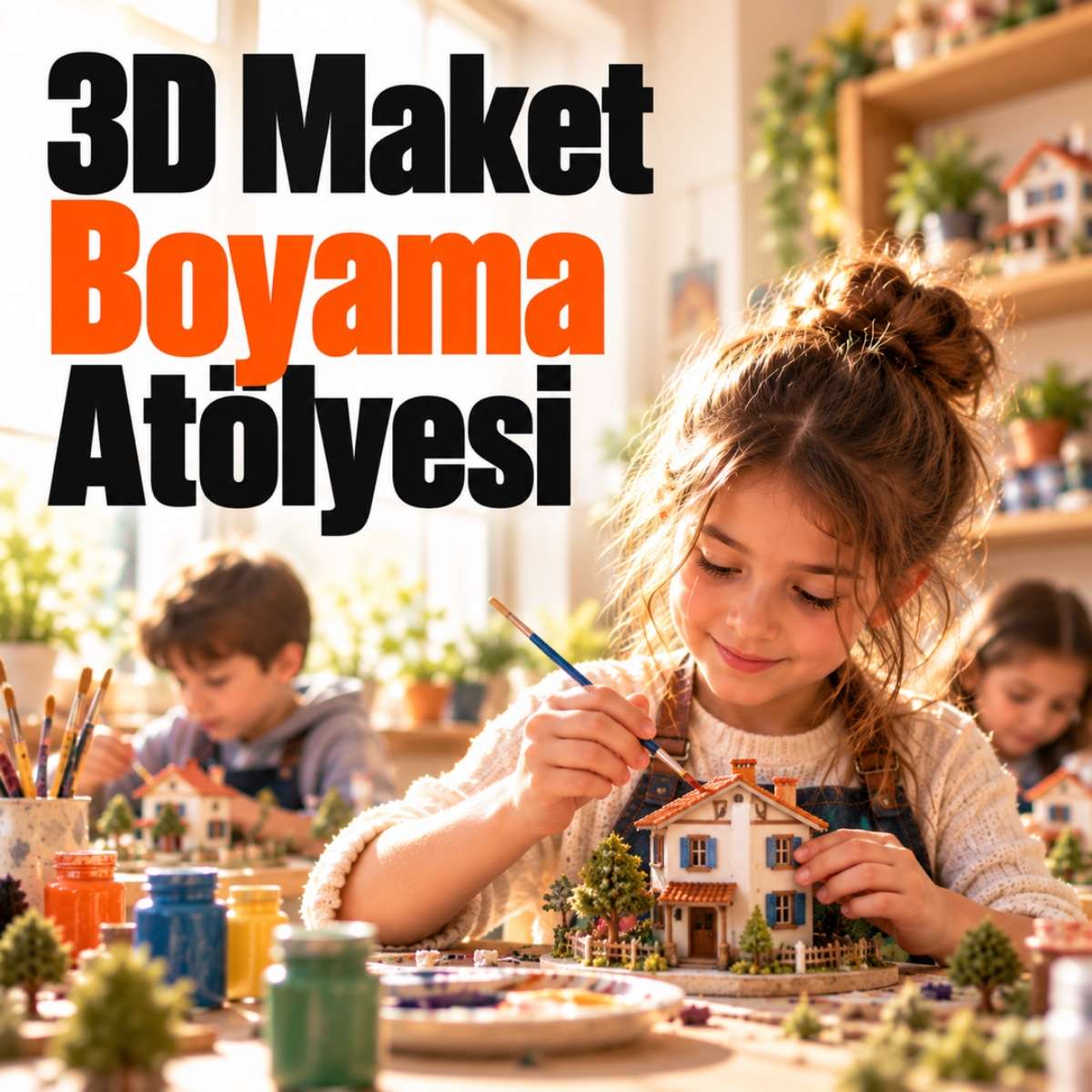 3D Maket Boyama Atölyesi