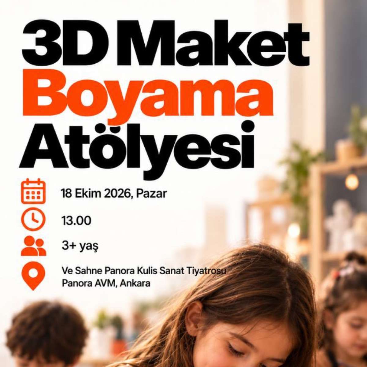 3D Maket Boyama Atölyesi