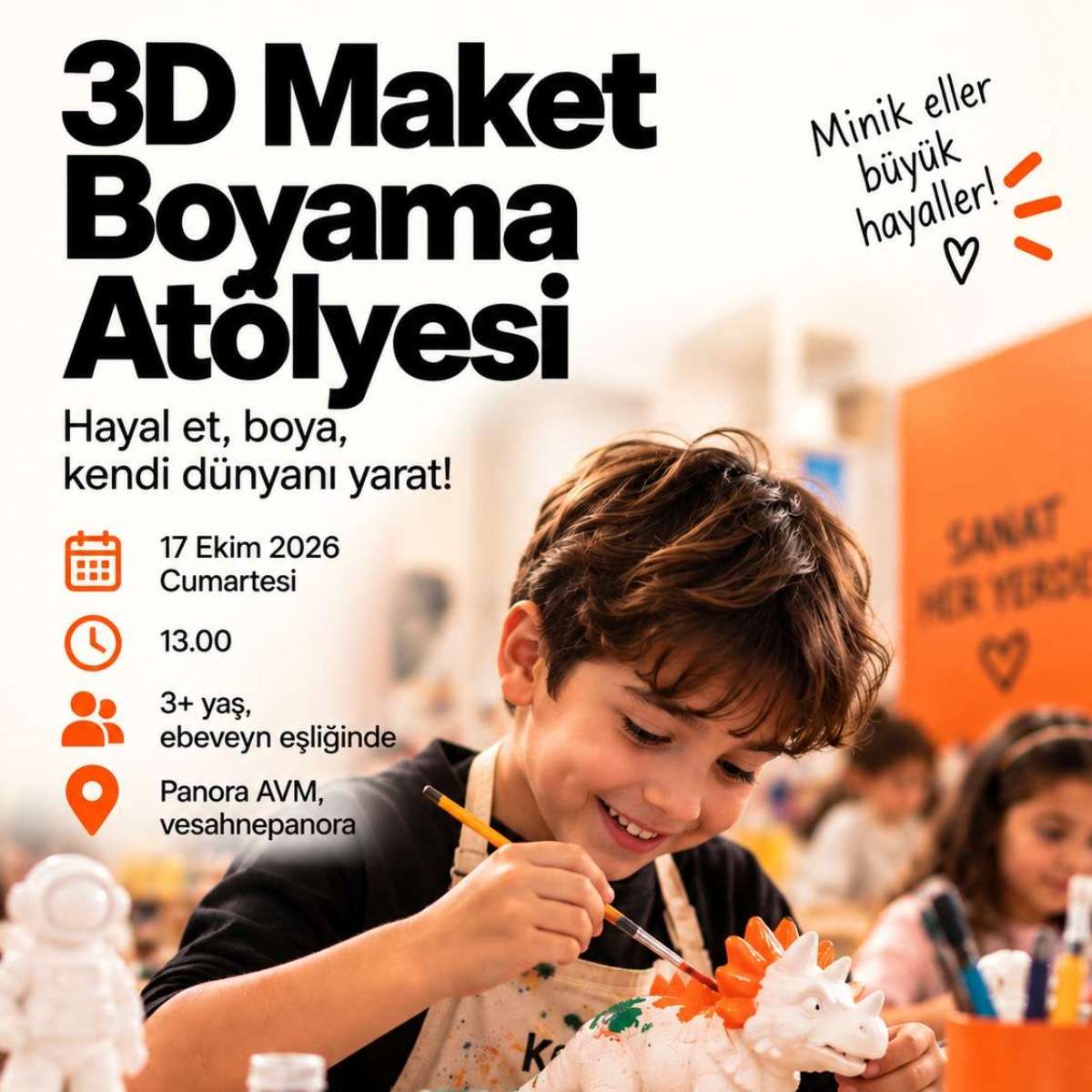 3D Maket Boyama Atölyesi
