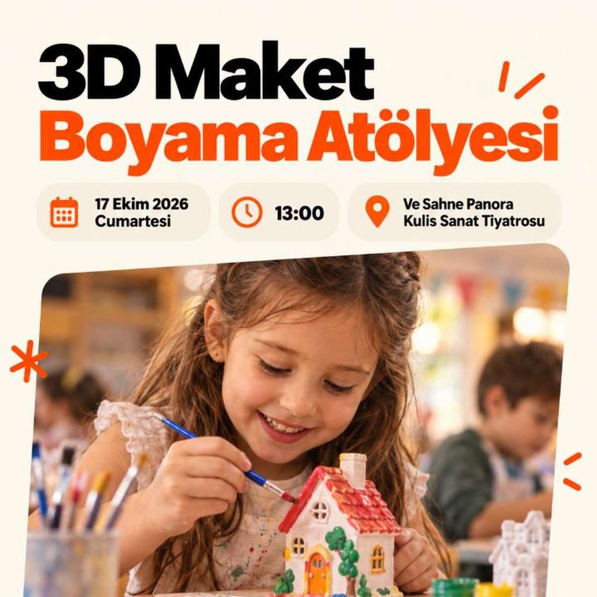 3D Maket Boyama Atölyesi