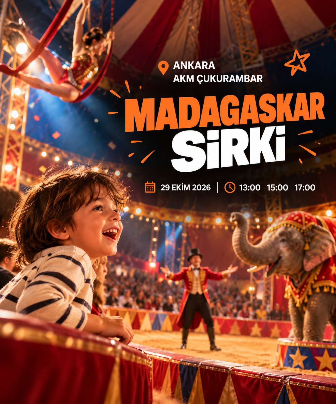 Madagaskar Sirki - Büyülü Dünya Turu