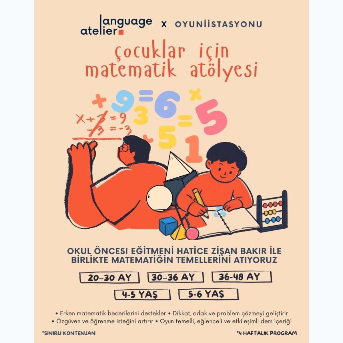 Çocuklar İçin Matematik Atölyesi