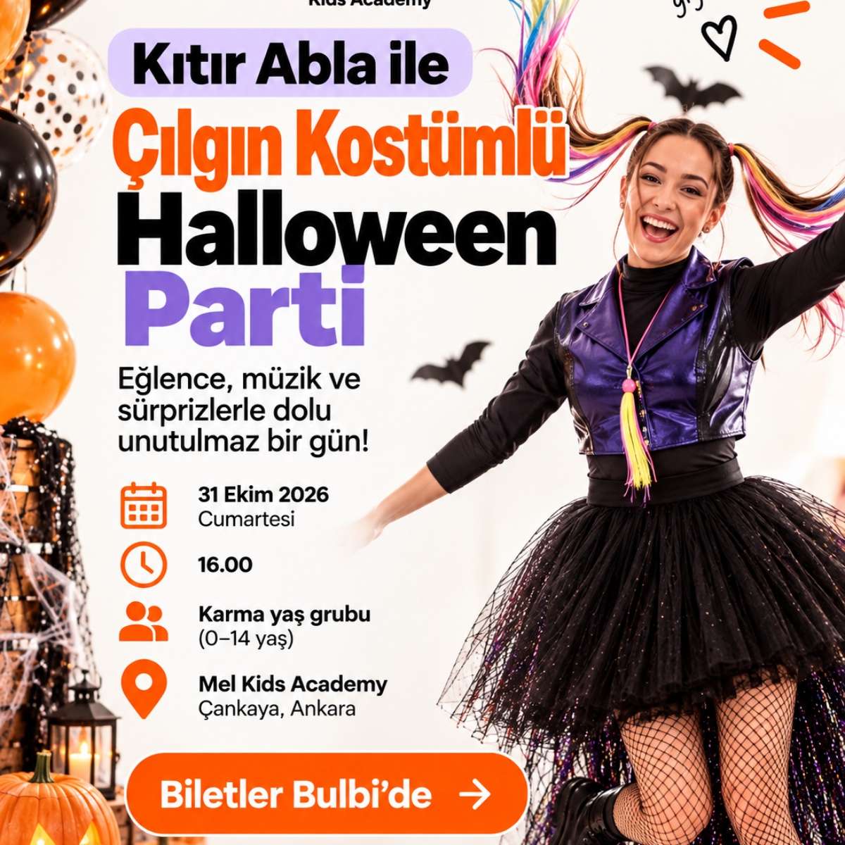 Crazy Costume Halloween Party with Aunt Kıtır