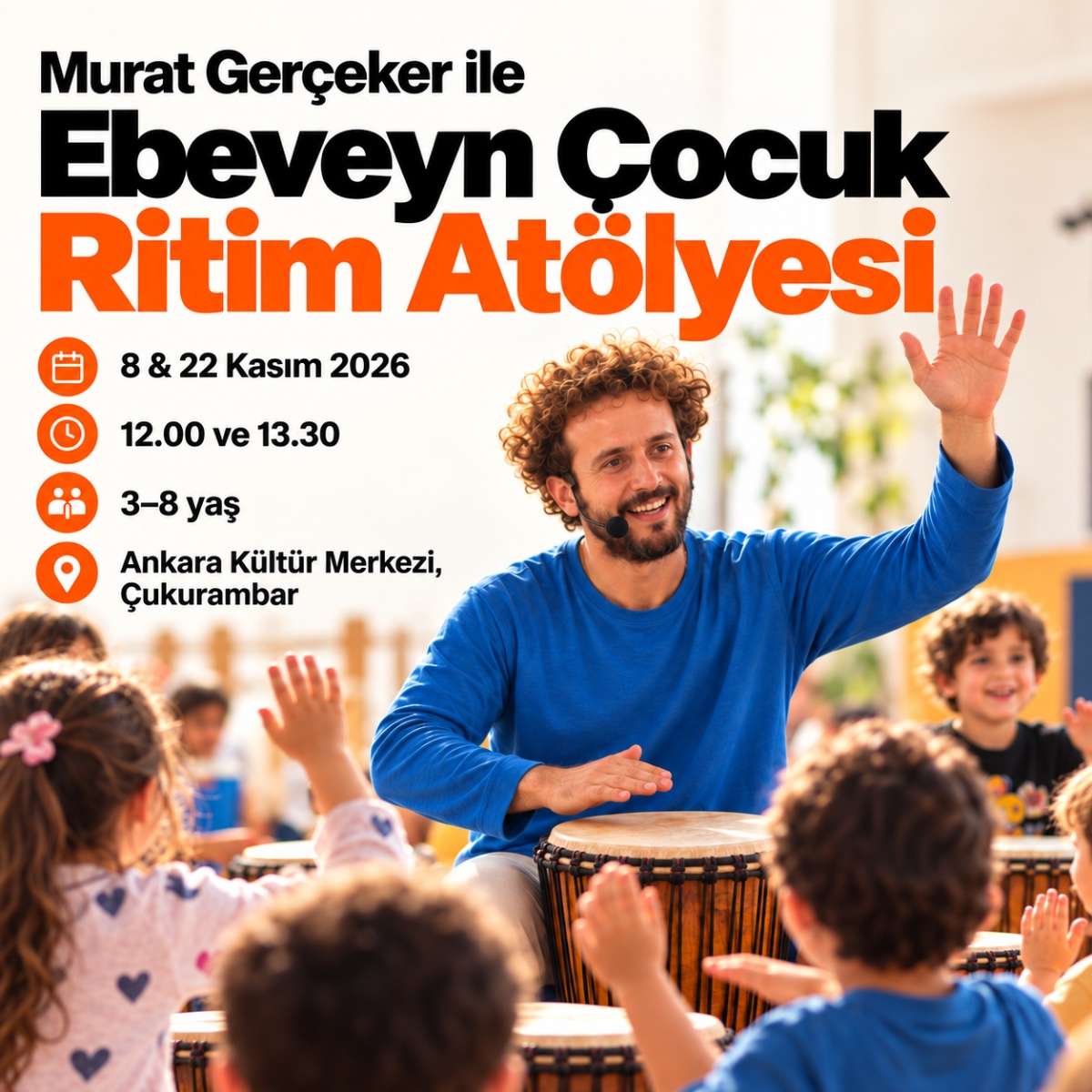 Parent-Child Rhythm Workshop with Murat Gerçeker